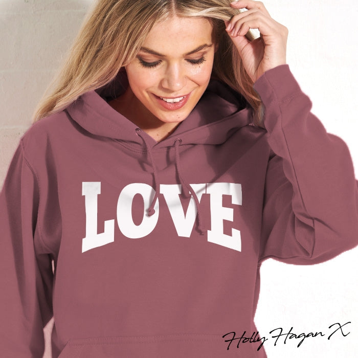 Holly Hagan X Love Hoodie - Image 1