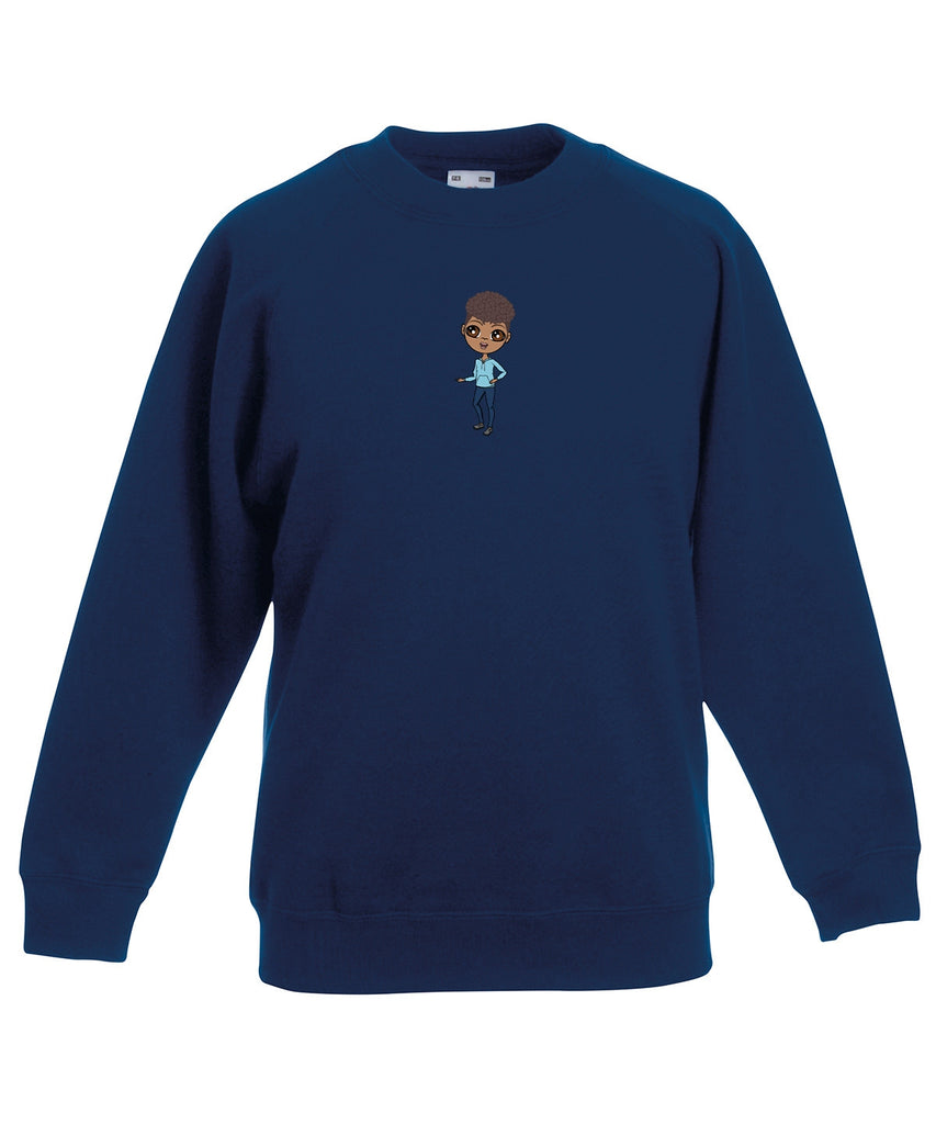 Jnr Boys Varsity Central Character Sweatshirt - Image 3