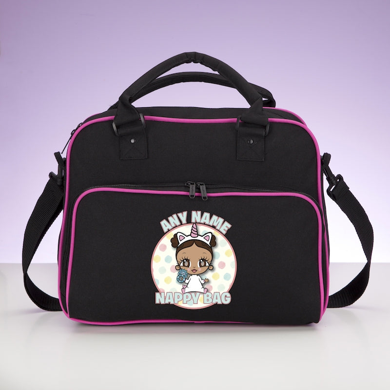 Early Years Girls Personalised Nappy Bag - Image 1