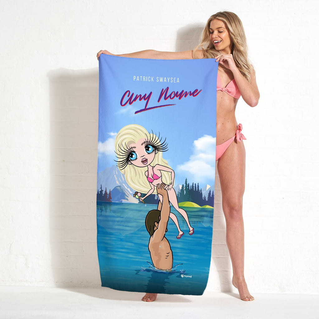 ClaireaBella Filthy Dancing Beach Towel