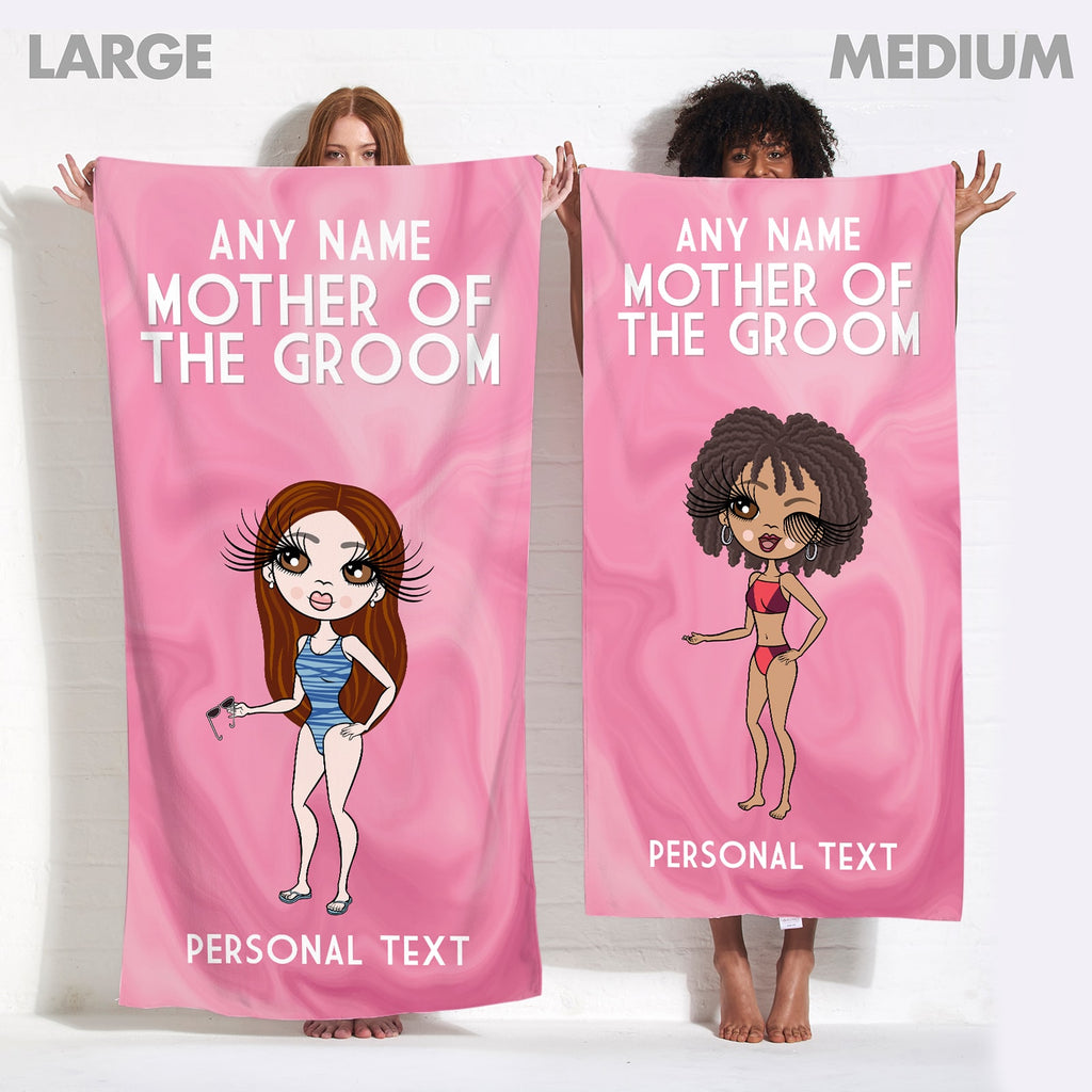 ClaireaBella Mother Of Groom Beach Towel