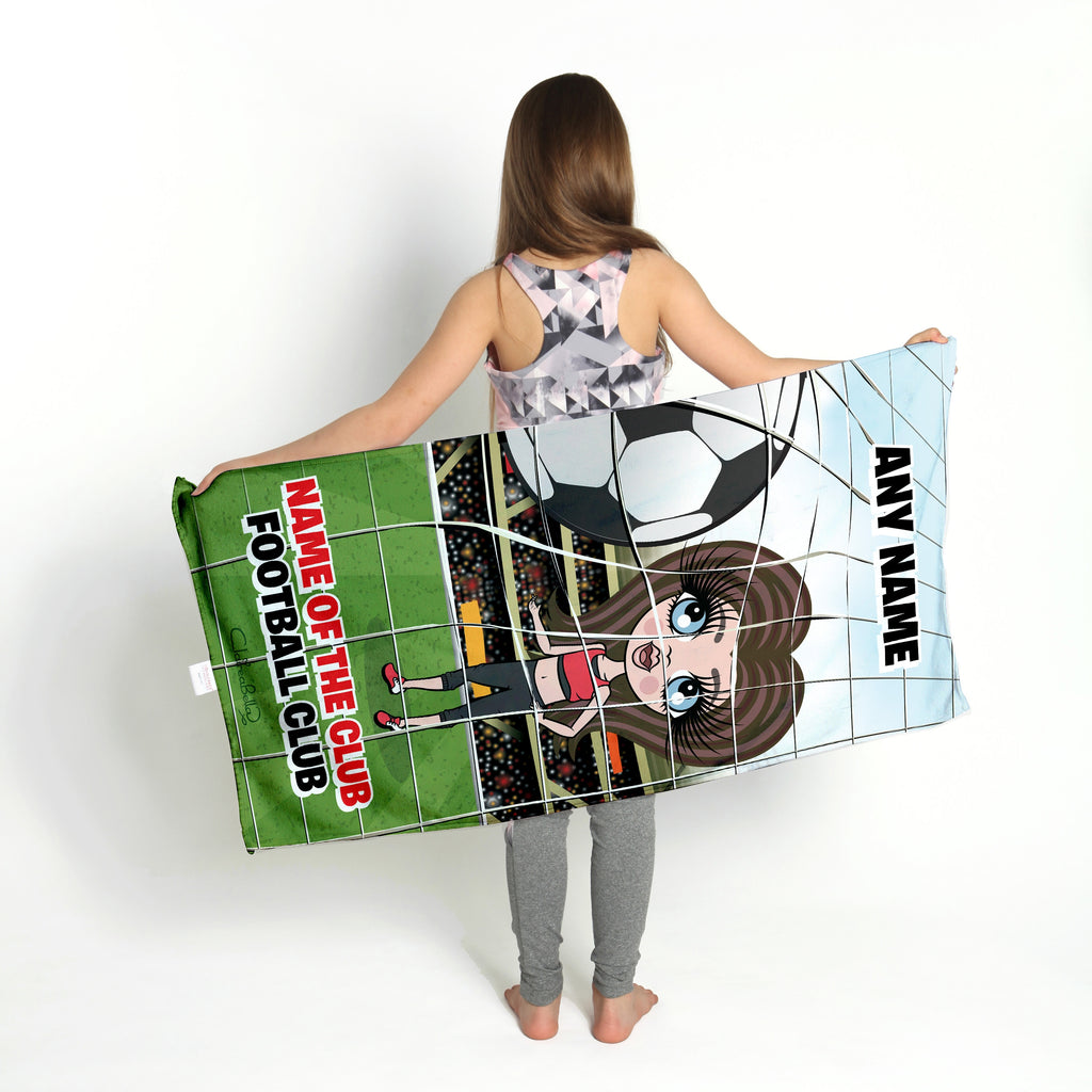 ClaireaBella Girls Football Gym Towel - Image 3