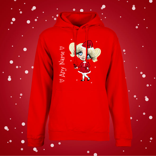 ClaireaBella Girls Christmas Hoodie - Image 1