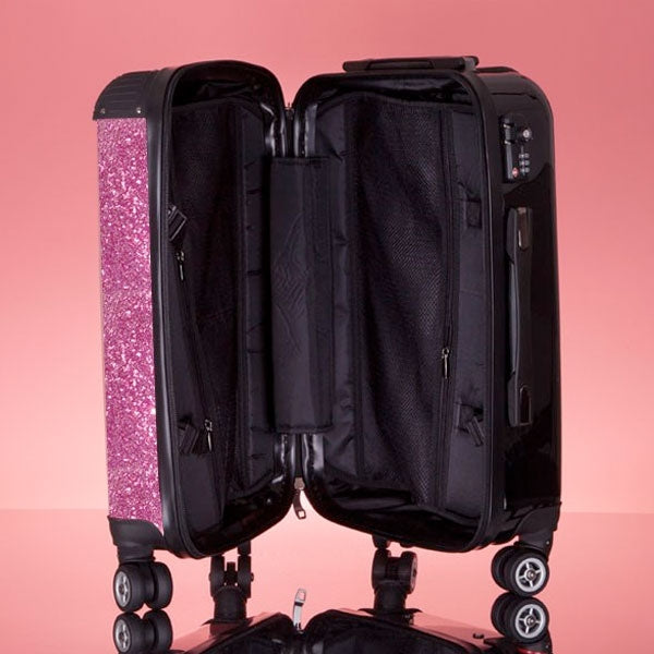 ClaireaBella Girls Glitter Effect Suitcase - Image 8