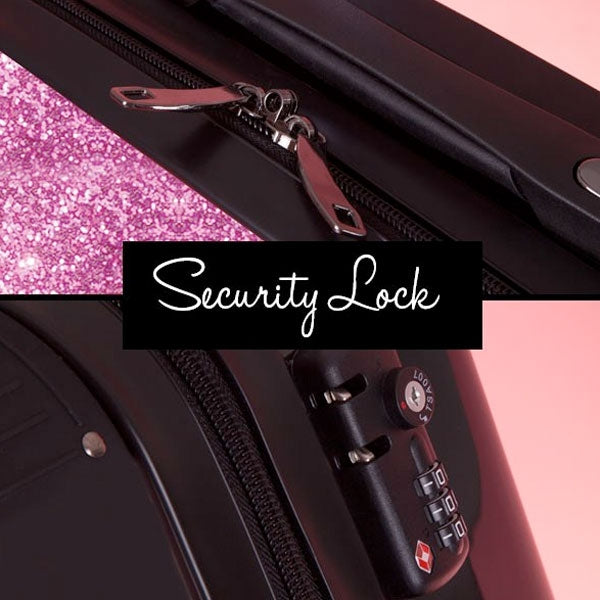 ClaireaBella Girls Glitter Effect Suitcase - Image 9