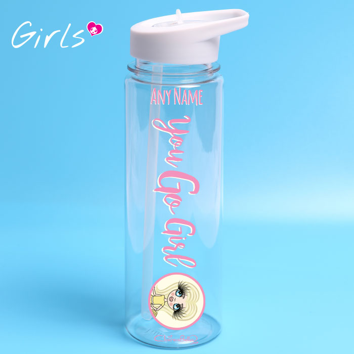 ClaireaBella Girls Go Girl Water Bottle