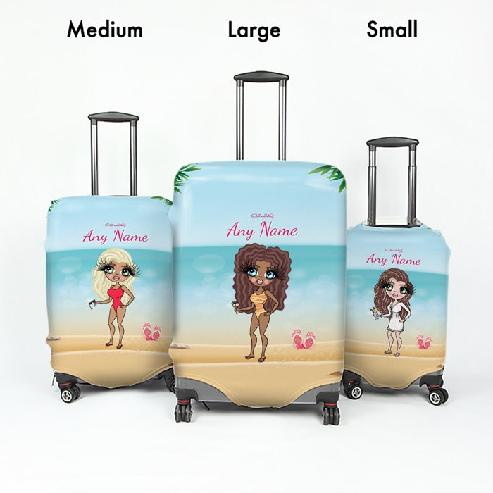ClaireaBella Beach Print Suitcase Cover - Image 5