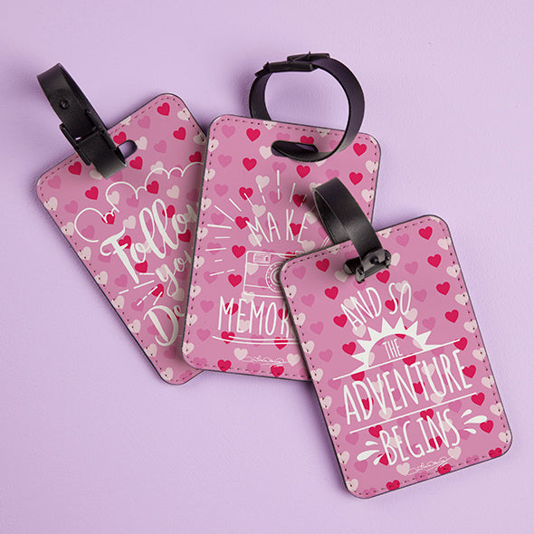 ClaireaBella Hearts Luggage Tag - Image 3