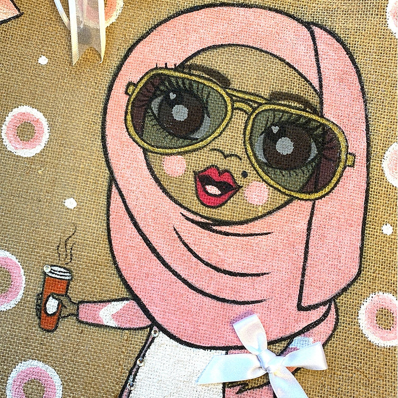 ClaireaBella Hijabi Jute Bag - Image 3