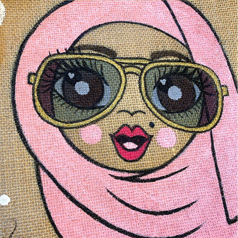 ClaireaBella Hijabi Jute Bag - Image 2