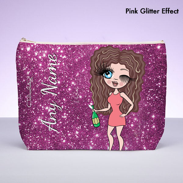 ClaireaBella Glitter Effect Wash Bag - Image 1