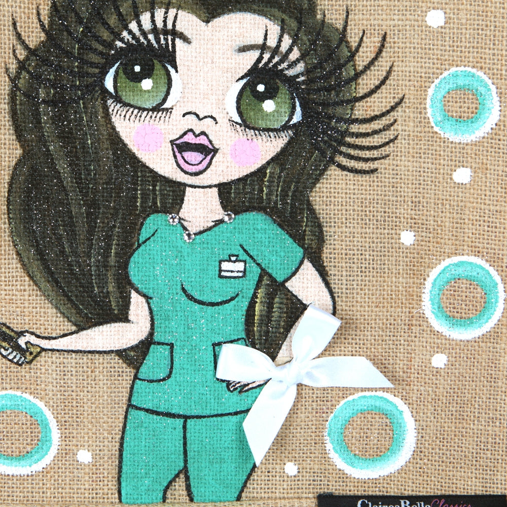 ClaireaBella Nurse Scrubs Jute Bag - Large - Image 2