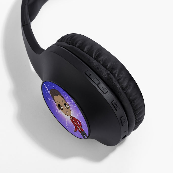 Jnr Boys Lightning Personalised Wireless Headphones - Image 5