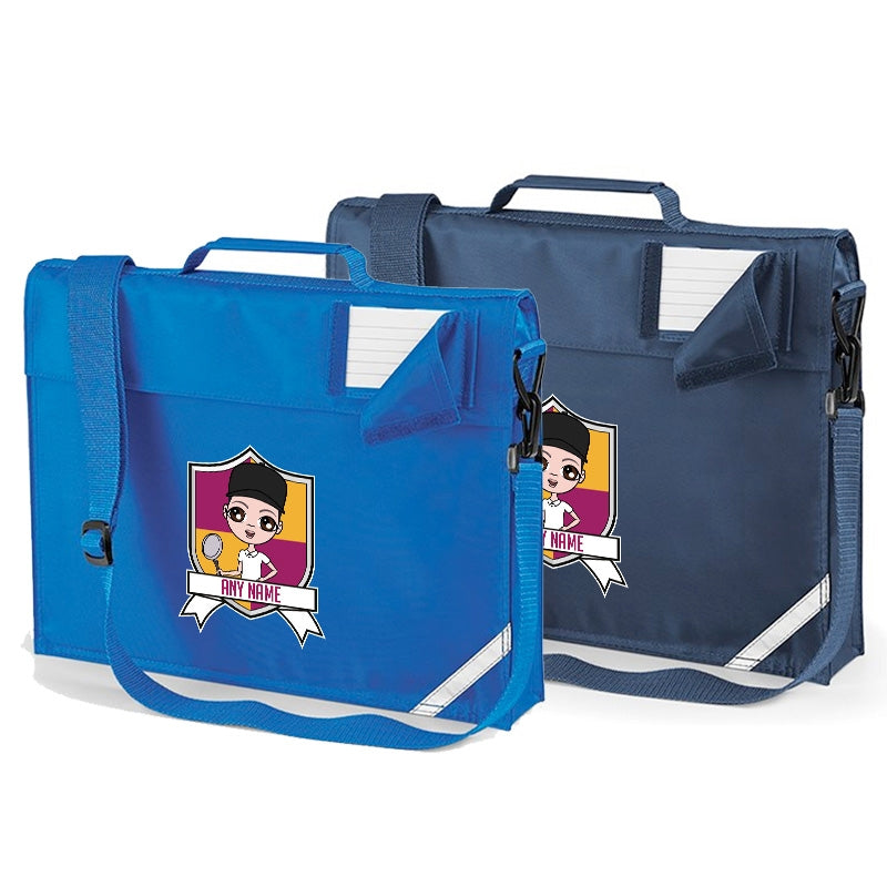 Jnr Boys Premium Personalised Shield Book Bag - Image 2