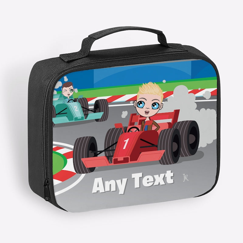 Jnr Boys Racing Cooler Lunch Bag - Image 4