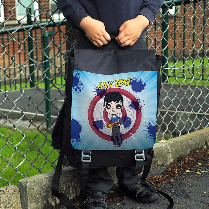 Jnr Boys Toy Pistol Backpack - Image 1