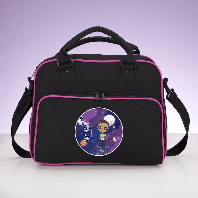 Jnr Boys Personalised Galaxy Travel Bag - Image 1