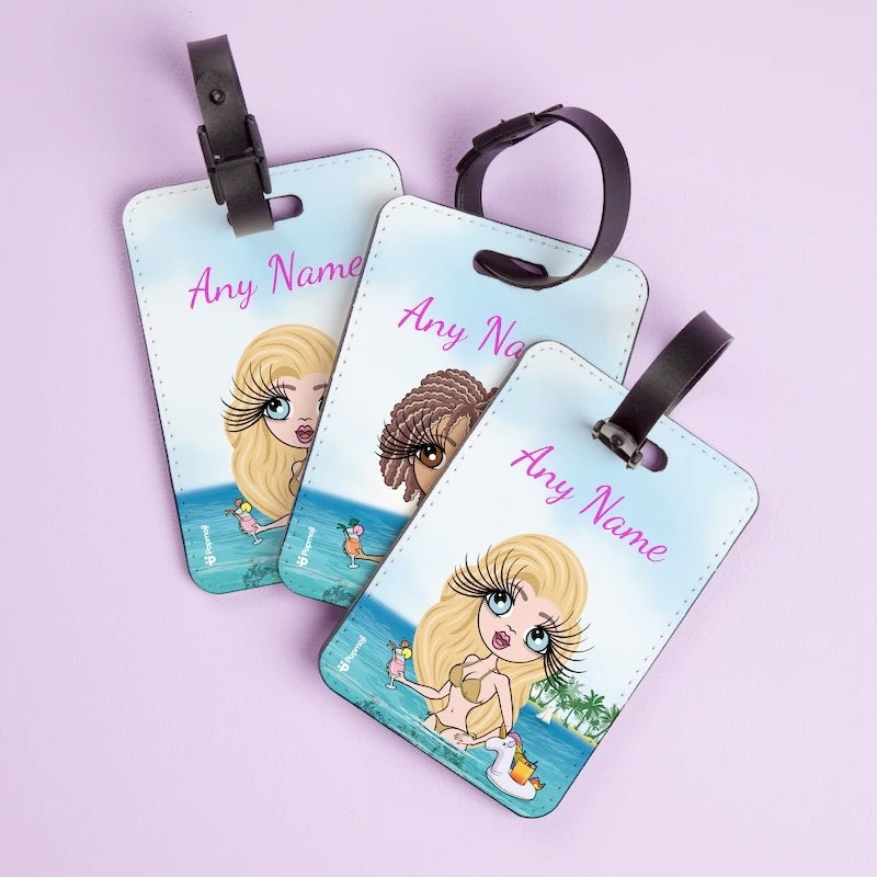 ClaireaBella Personalised Seaside Cocktails Passport Cover & Luggage Tag Bundle - Image 3