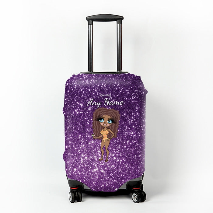 ClaireaBella Glitter Effect Suitcase Cover - Image 6