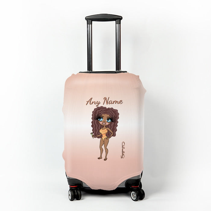ClaireaBella Blush Suitcase Cover - Image 1