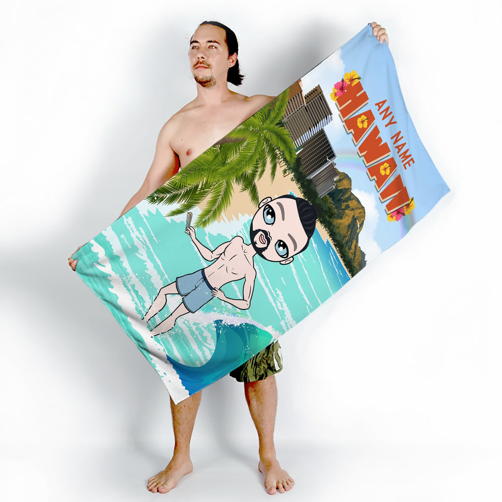 MrCB Hawaii Beach Towel
