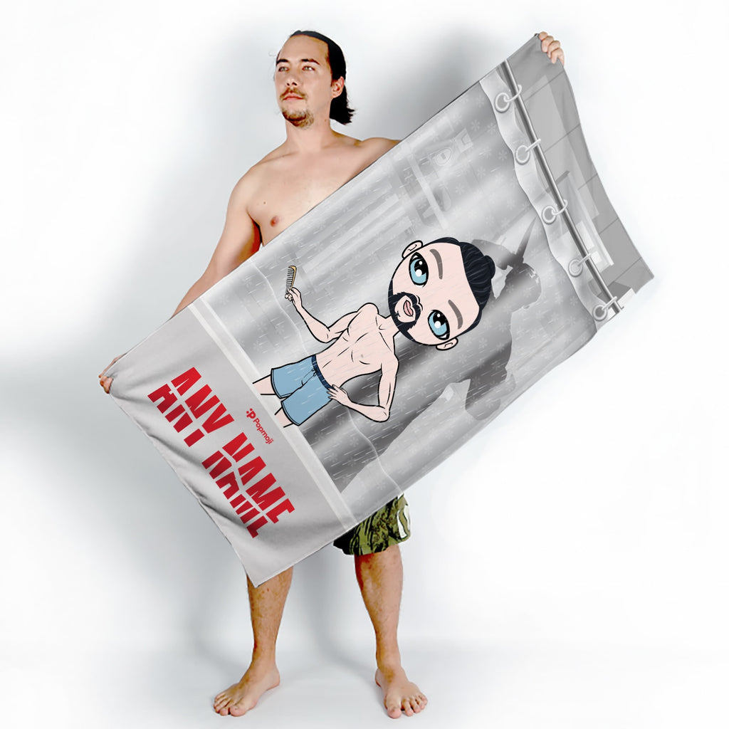 MrCB Psycho Shower Stalker Beach Towel