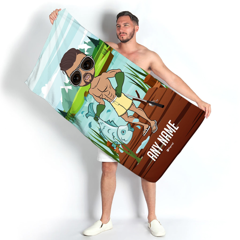 MrCB Catch Of The Day Beach Towel