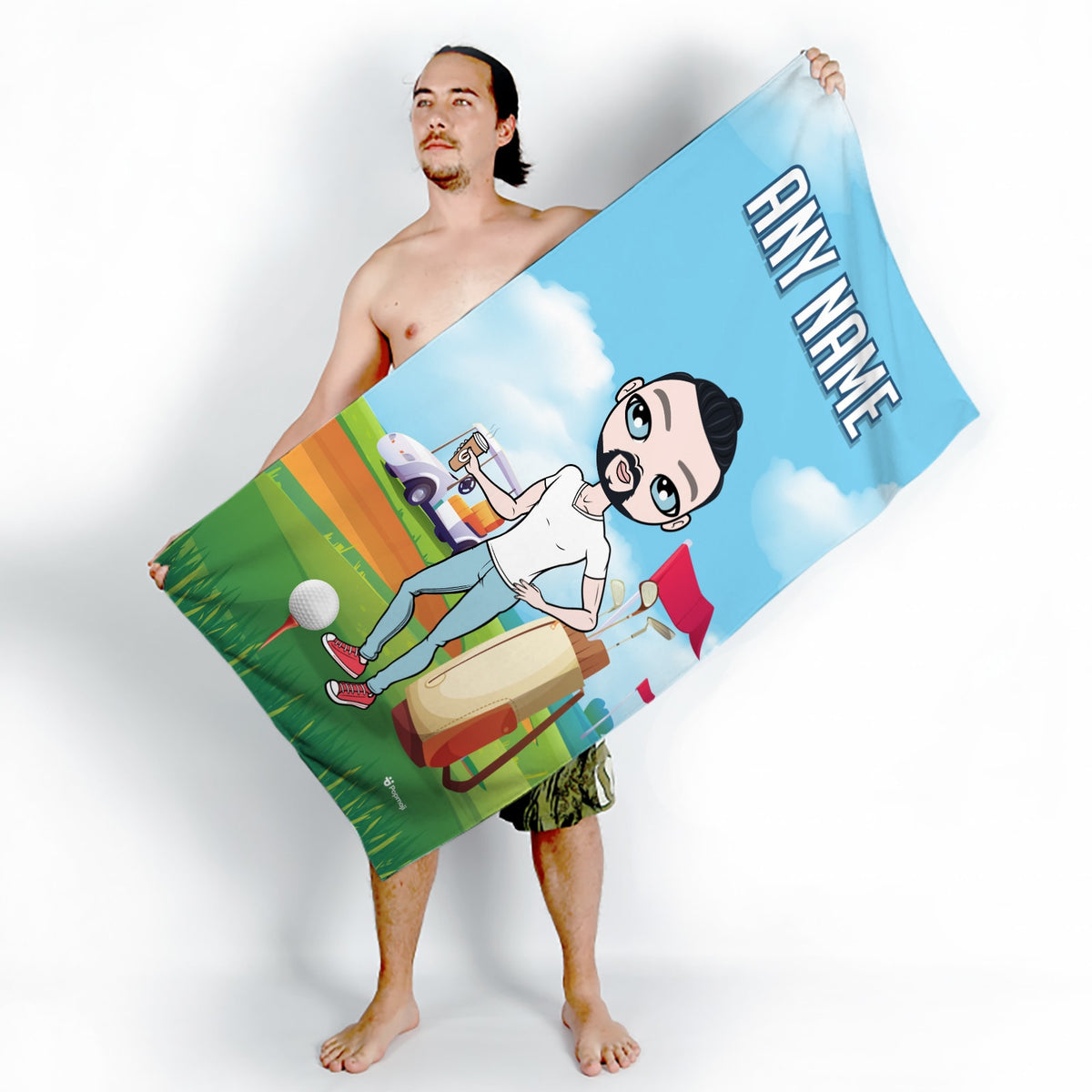 MrCB Golf Beach Towel Toxic Fox