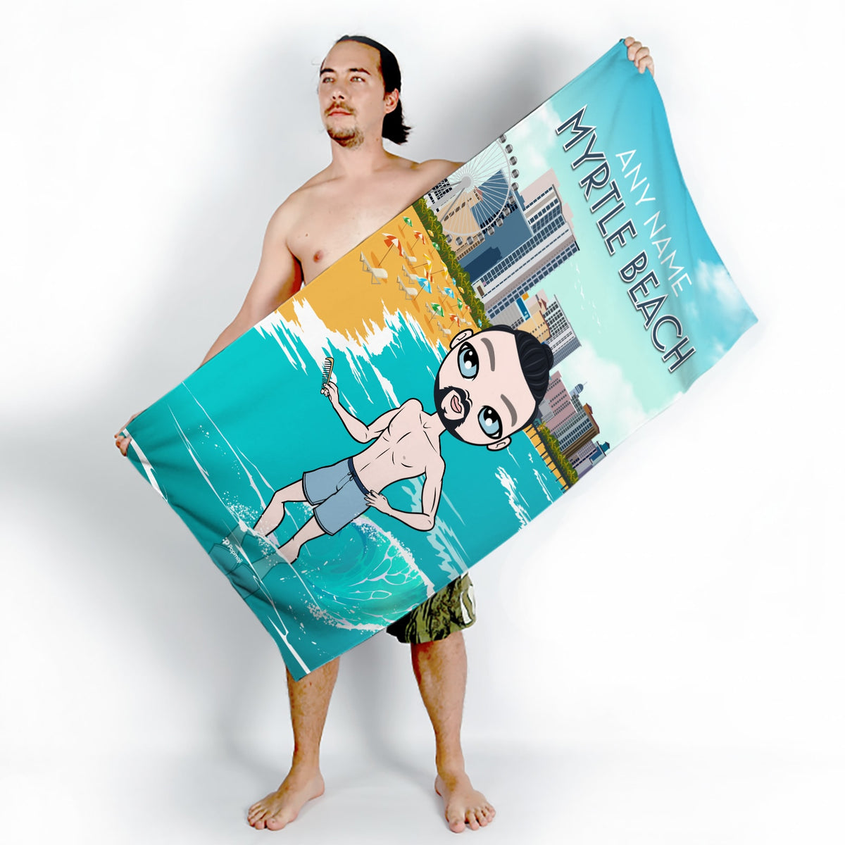 MrCB Myrtle Beach Towel Toxic Fox