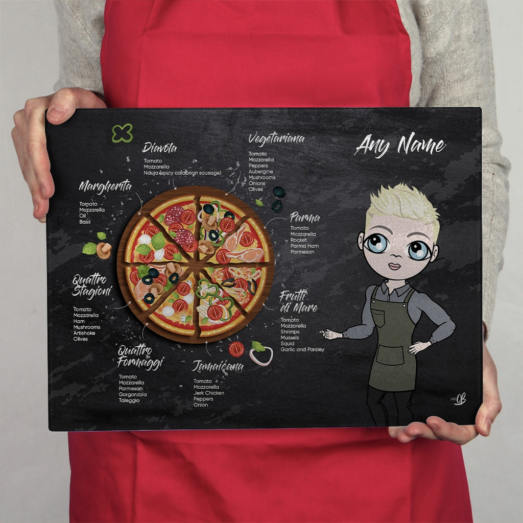 MrCB Glass Chopping Board - Pizza Selection - Image 4