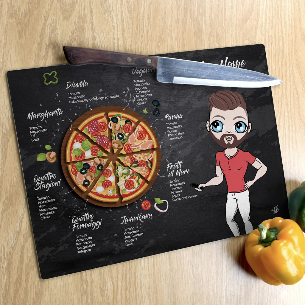 MrCB Glass Chopping Board - Pizza Selection - Image 3