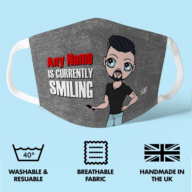 MrCB Personalised Smile Reusable Face Covering - Image 3