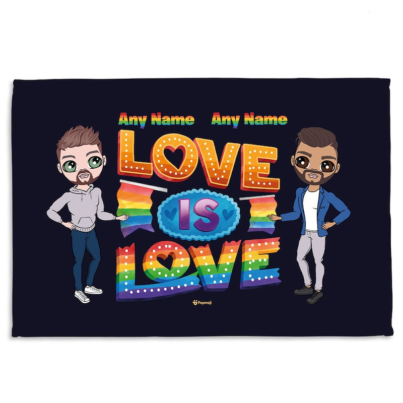 Multi Character Couples Love Is Love Fleece Blanket Toxic Fox