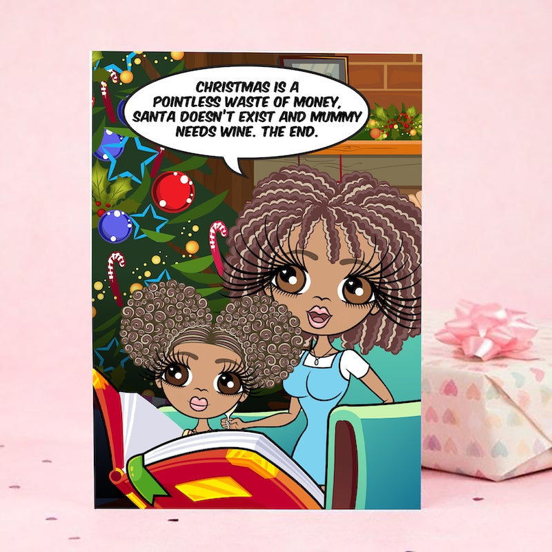 Multi Character Woman And Child Christmas Story Card - Image 1
