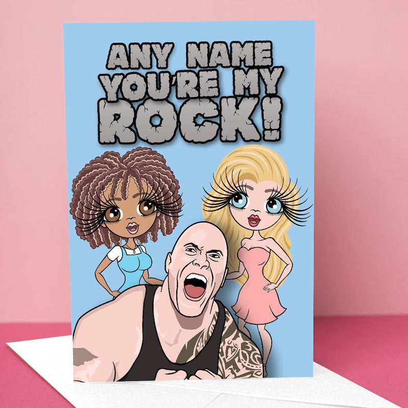 Multi Character You're My Rock Card - Image 5
