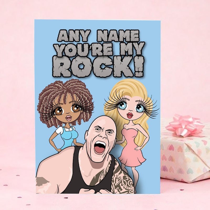Multi Character You're My Rock Card - Image 3