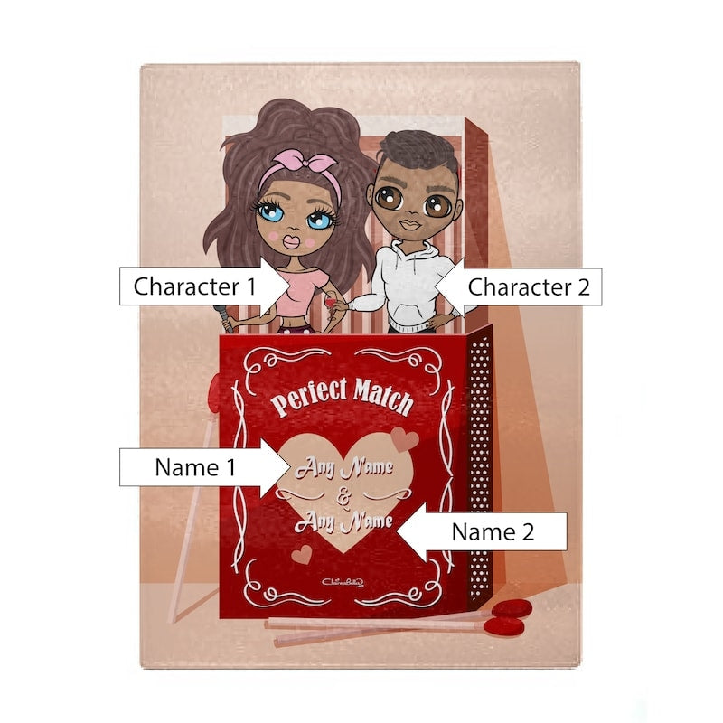 Multi Character Couples Match Box Chopping Board - Image 3