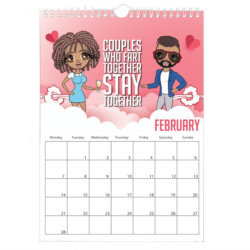 Multi Character Couples Wall Calendar - Image 5