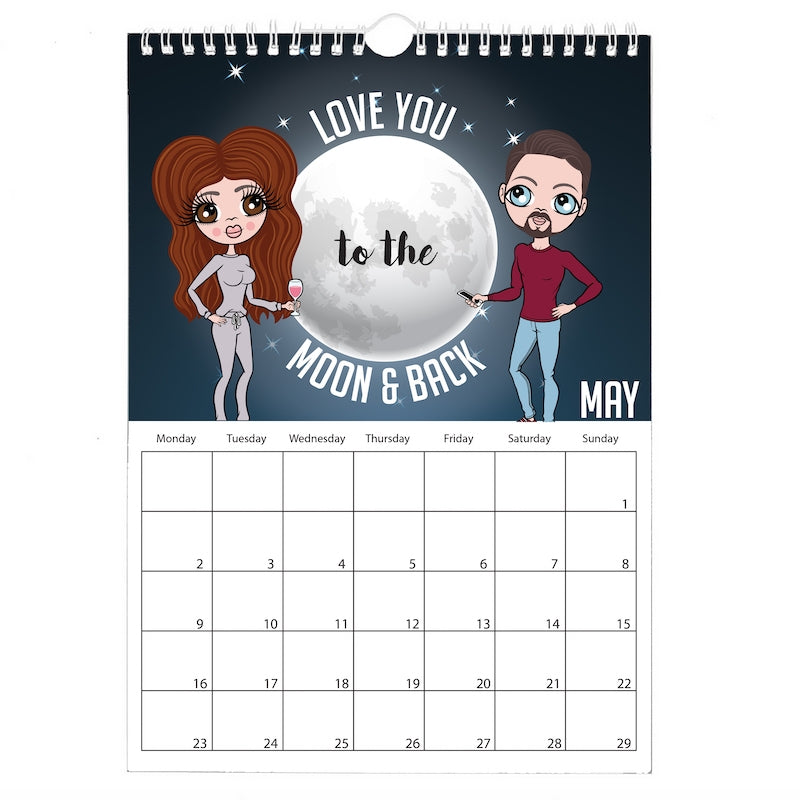 Multi Character Couples Wall Calendar - Image 8
