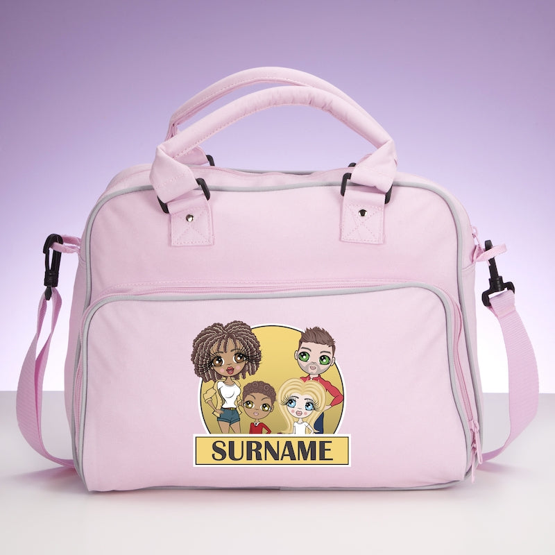 Multi Character Personalised Family Of 4 Travel Bag - Image 1