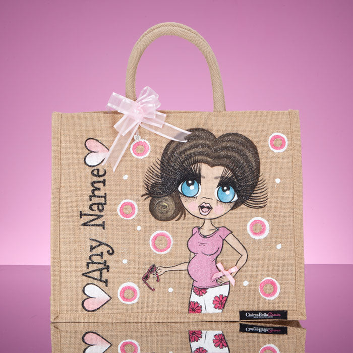 ClaireaBella Large Mum To Be Jute Bag - Image 5
