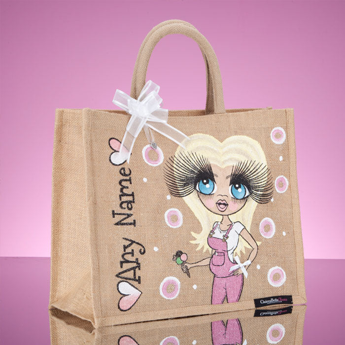 ClaireaBella Large Mum To Be Jute Bag - Image 2