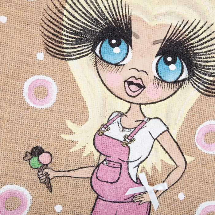 ClaireaBella Large Mum To Be Jute Bag - Image 3
