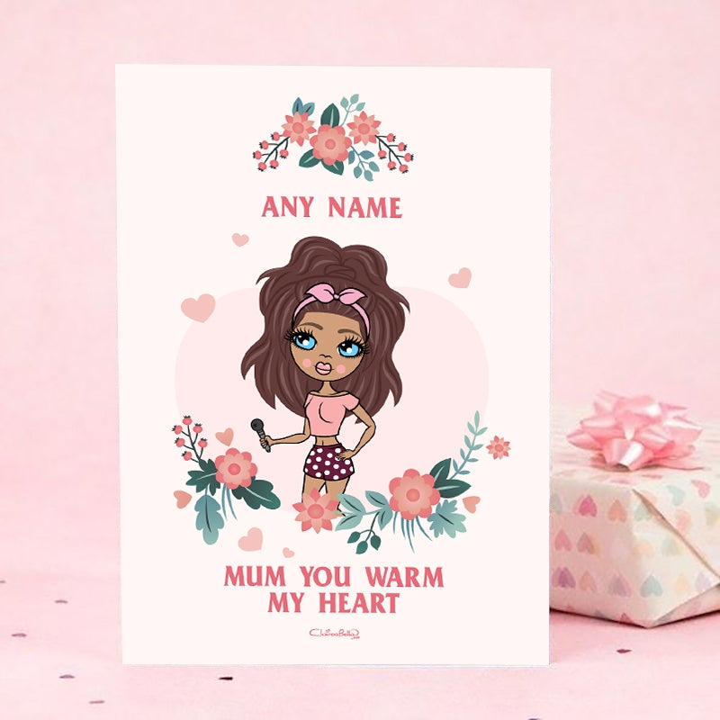 ClaireaBella Personalised Mum You Warm My Heart Card - Image 4