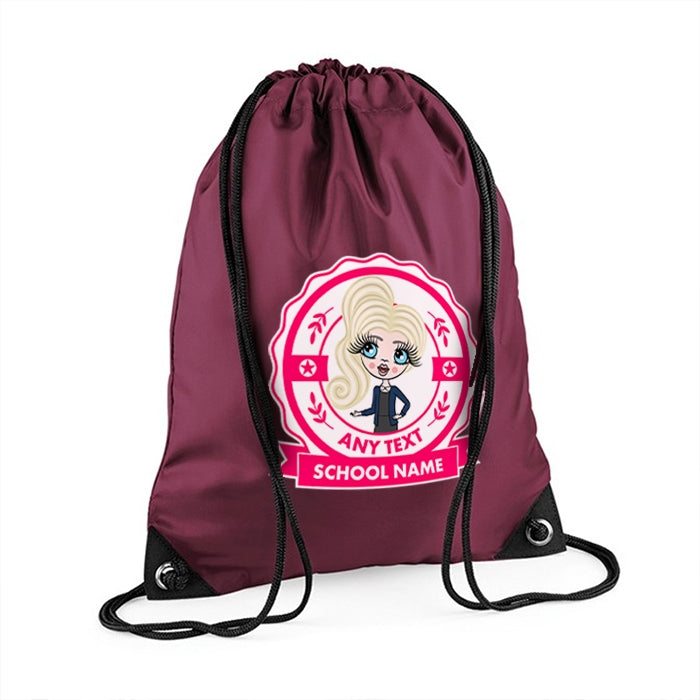 ClaireaBella Girls Neutral Emblem Kit Bag - Image 3