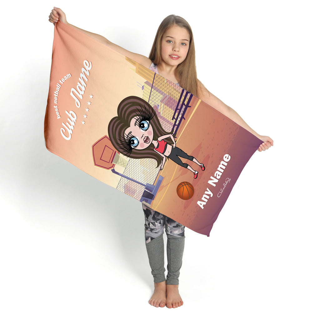 ClaireaBella Girls Netball Gym Towel - Image 2