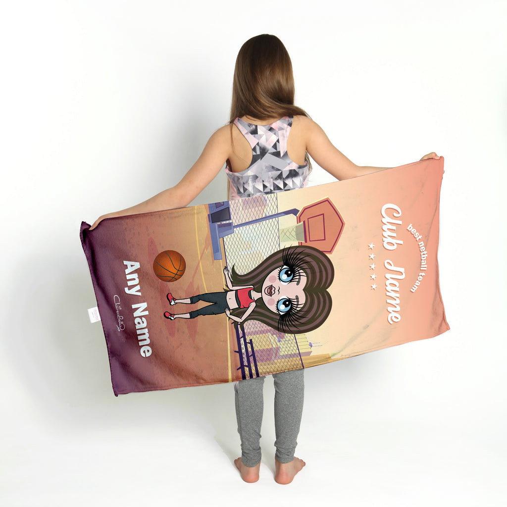 ClaireaBella Girls Netball Gym Towel - Image 3