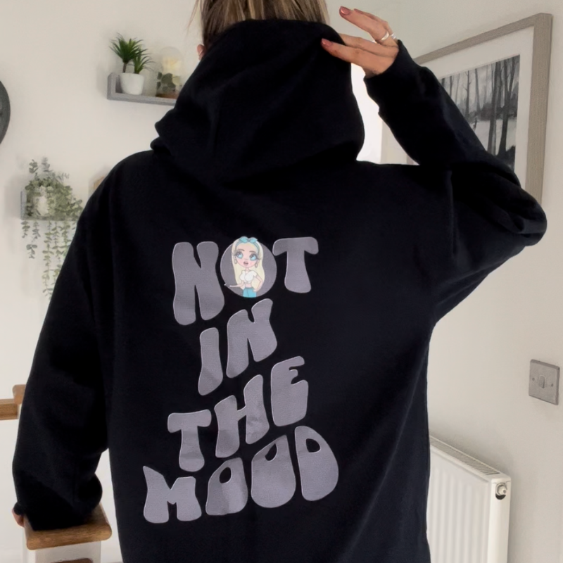 ClaireaBella Not In The Mood Hoodie - Navy – Toxic Fox