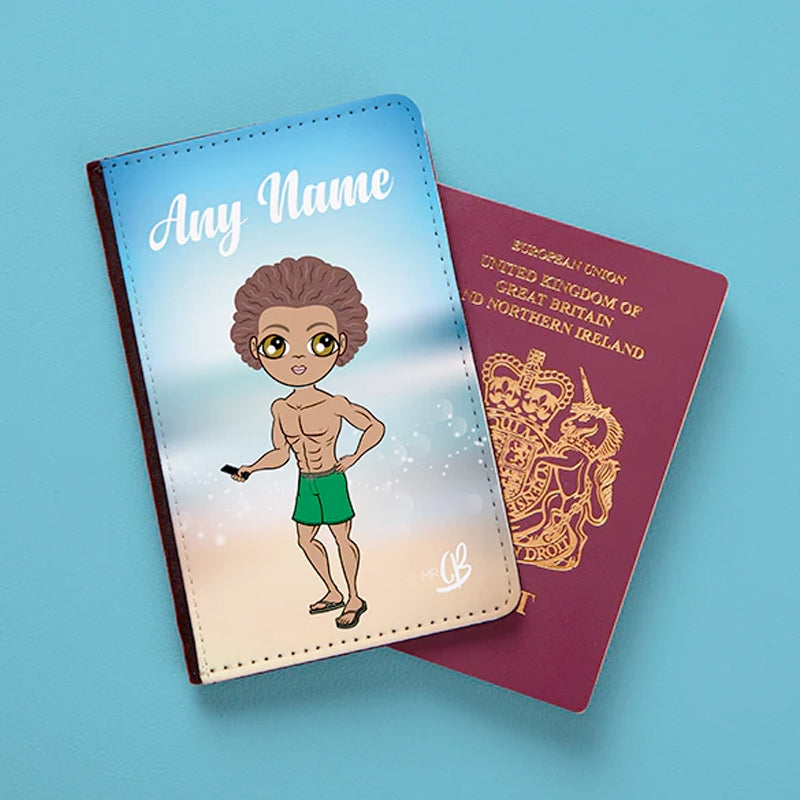 MrCB Personalised Beach Colours Passport Cover & Luggage Tag Bundle - Image 2