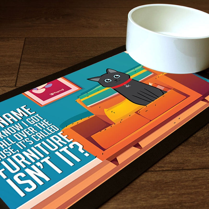 Personalised Cat Furniture Pet Mat - Image 2